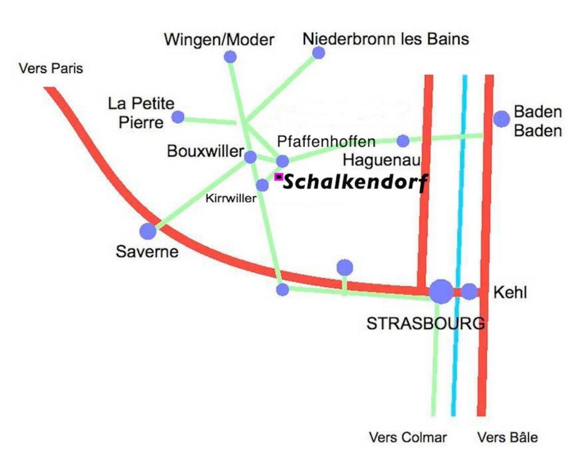 Le Gite Des Ecureuils Schalkendorf Exteriör bild