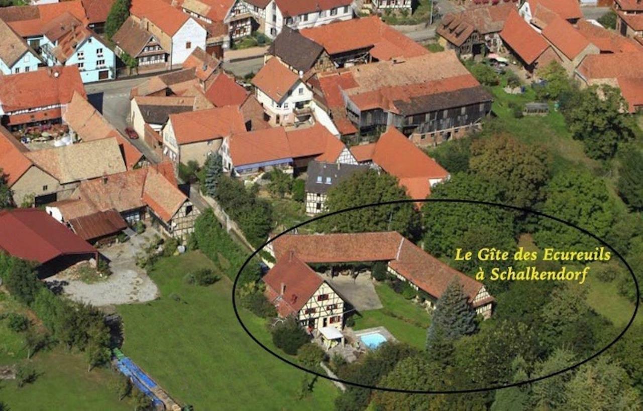 Le Gite Des Ecureuils Schalkendorf Exteriör bild