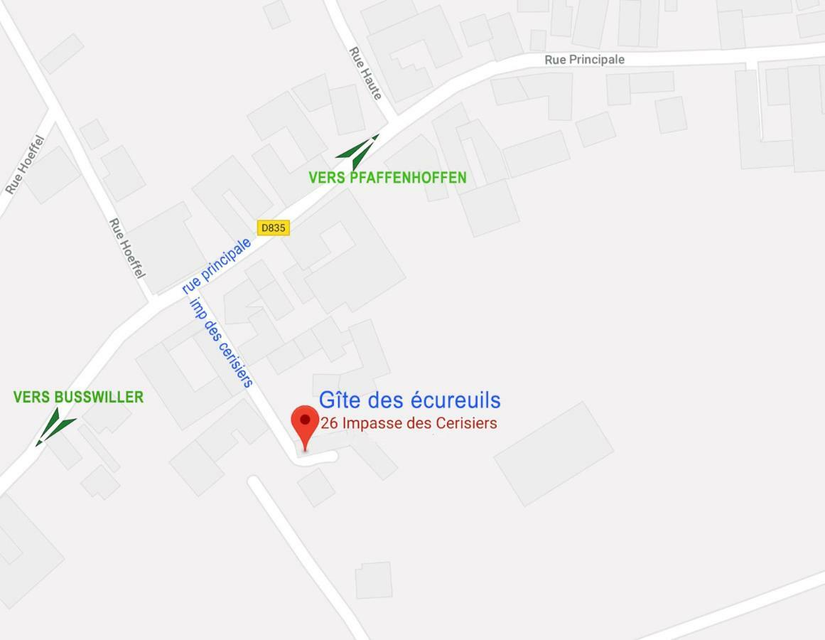 Le Gite Des Ecureuils Schalkendorf Exteriör bild